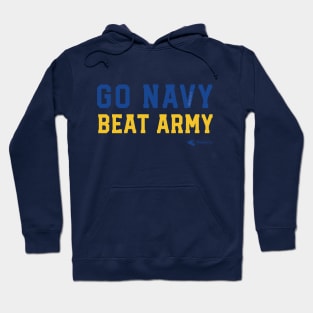 Go Navy Beat Army by Navalocity Hoodie